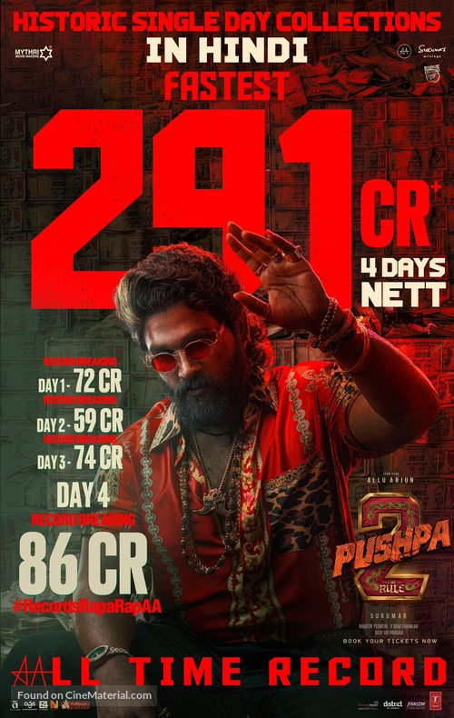 Pushpa: The Rule - Part 2 - Indian Movie Poster