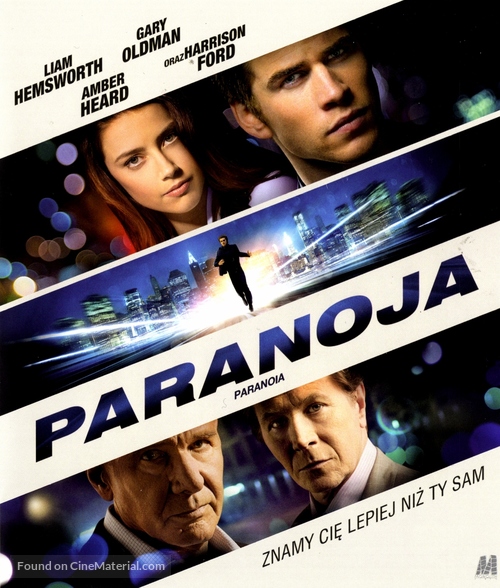 Paranoia - Polish Blu-Ray movie cover