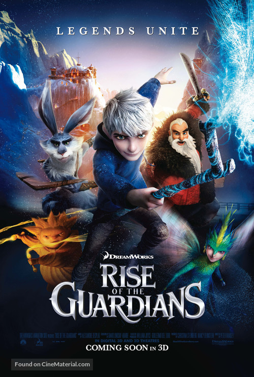 Rise of the Guardians - Advance movie poster