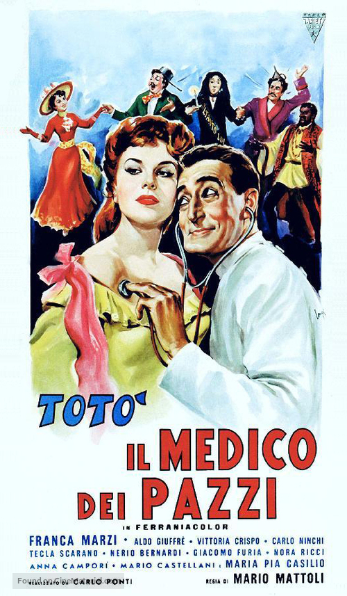 Il medico dei pazzi - Italian Movie Poster