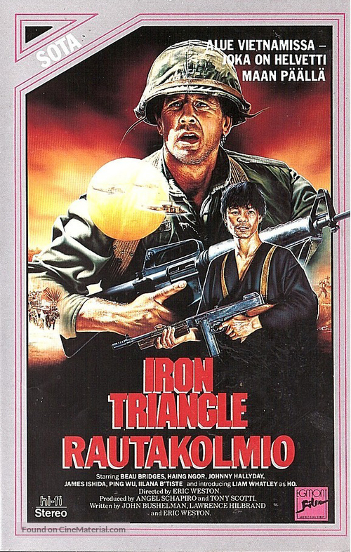 The Iron Triangle - Finnish VHS movie cover