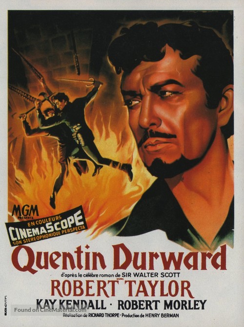 The Adventures of Quentin Durward - French Movie Poster
