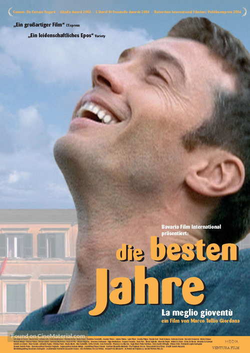 La meglio giovent&ugrave; - German Movie Poster