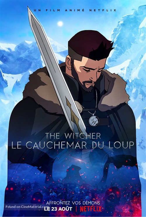 The Witcher: Nightmare of the Wolf - French Movie Poster