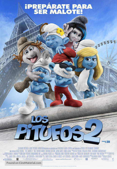 The Smurfs 2 - Spanish Movie Poster