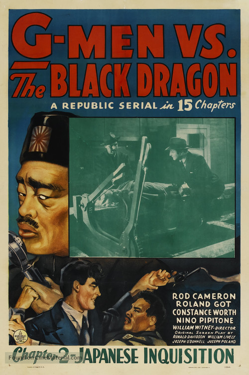 G-men vs. the Black Dragon - Movie Poster