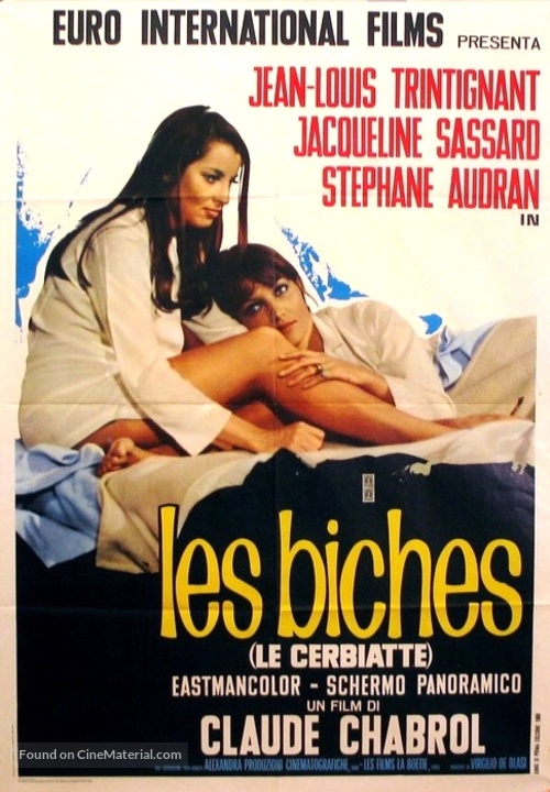 Les biches - Italian Movie Poster