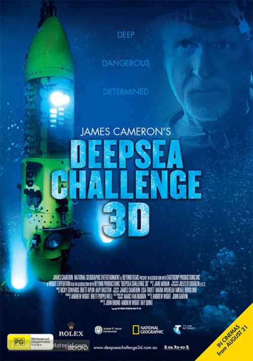 Deepsea Challenge 3D - Australian Movie Poster