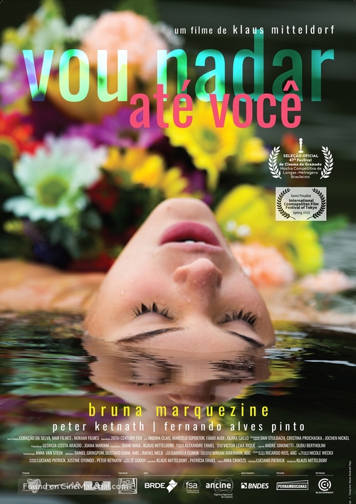 Vou Nadar At&eacute; Voc&ecirc; - Brazilian Movie Poster
