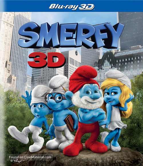 The Smurfs - Polish Blu-Ray movie cover