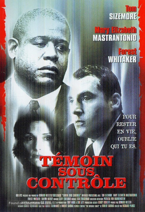 Witness Protection - French DVD movie cover