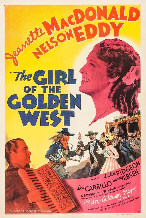 The Girl of the Golden West - Movie Poster