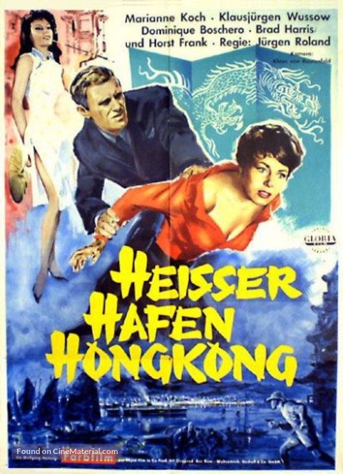 Hei&szlig;er Hafen Hongkong - German Movie Poster