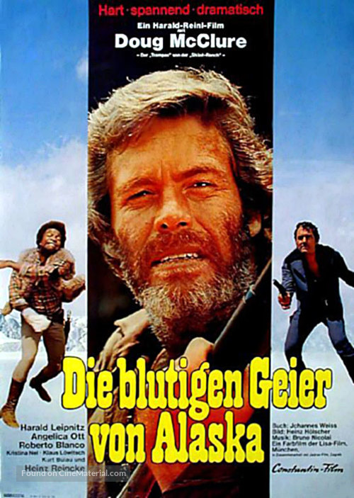 Blutigen Geier von Alaska, Die - German Movie Poster