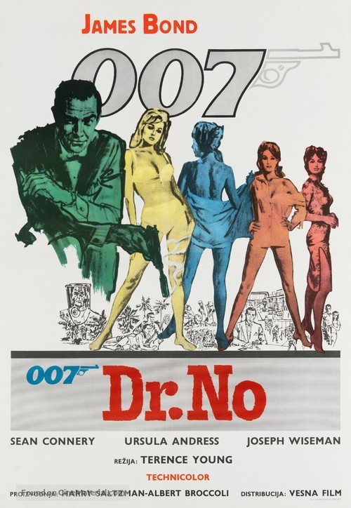 Dr. No - Yugoslav Movie Poster