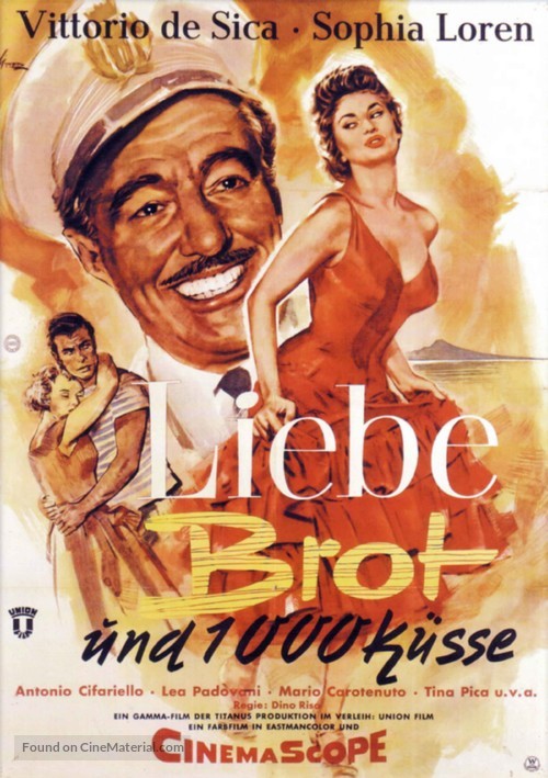 Pane, amore e... - German Movie Poster