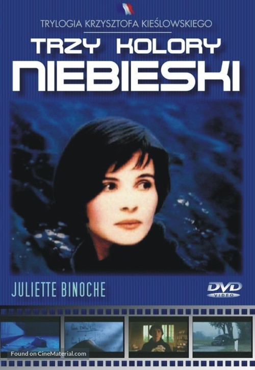 Trois couleurs: Bleu - Polish DVD movie cover