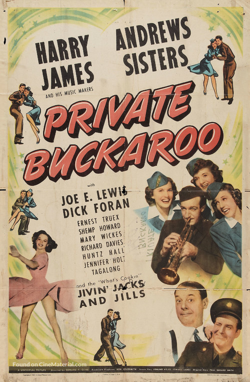 Private Buckaroo - Movie Poster