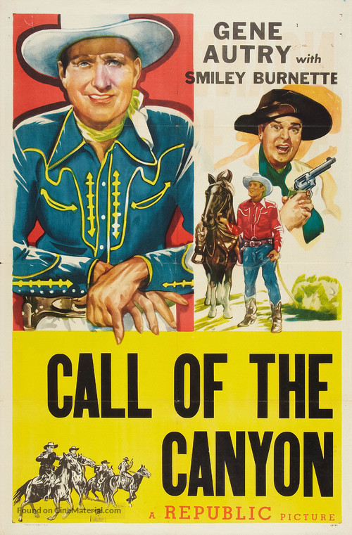 Call of the Canyon - Re-release movie poster