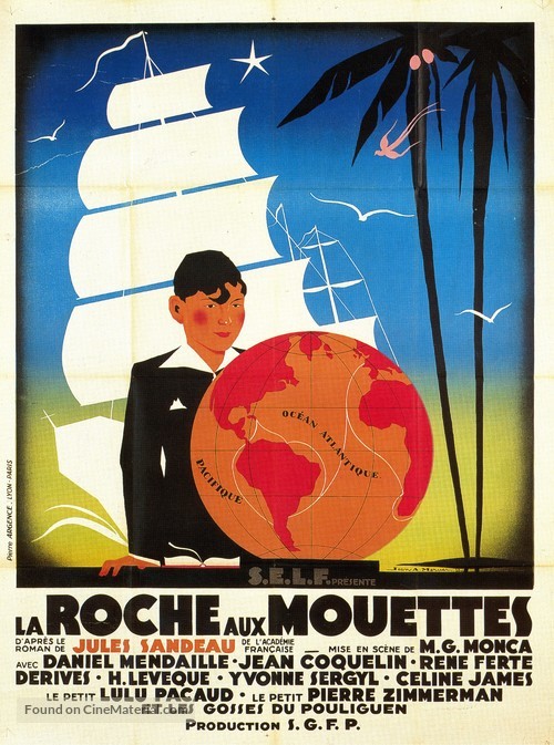 Roche aux mouettes, La - French Movie Poster