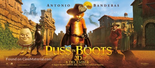 Puss in Boots - Australian Movie Poster