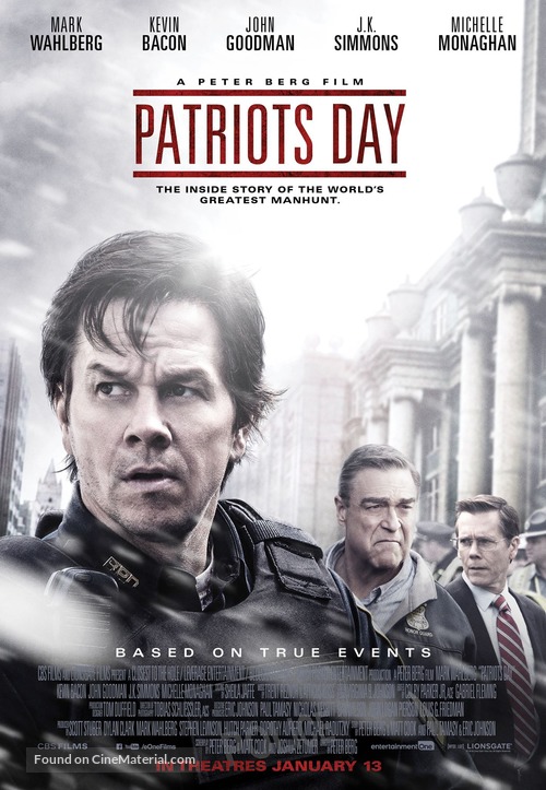 Patriots Day - Canadian Movie Poster