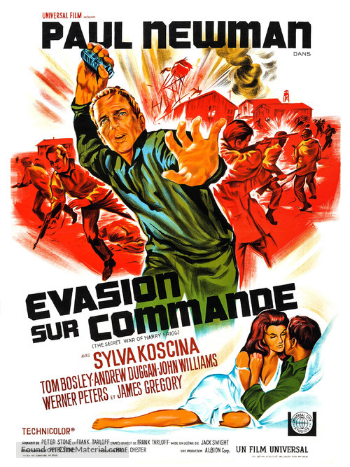 The Secret War of Harry Frigg - French Movie Poster