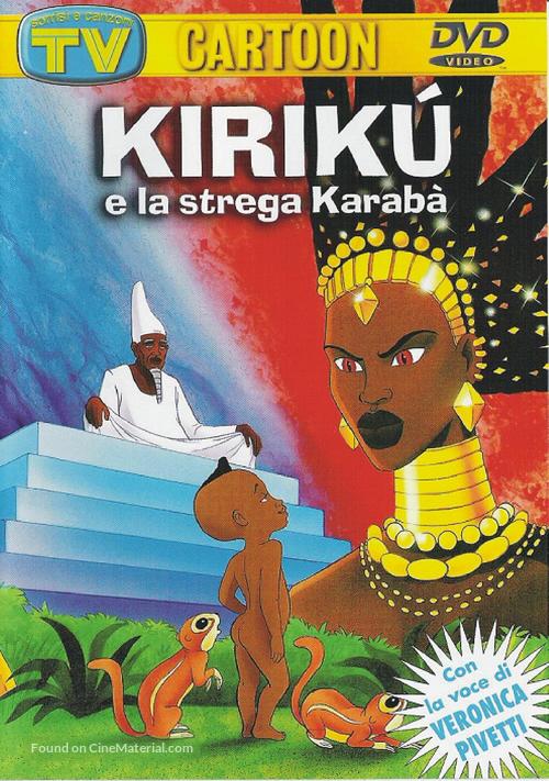 Kirikou et la sorci&egrave;re - Italian Movie Cover