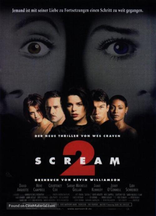 Scream 2 - German Movie Poster