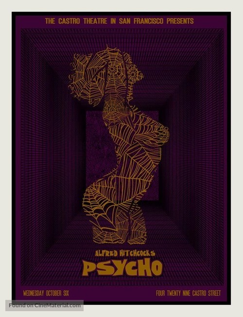 Psycho - Homage movie poster