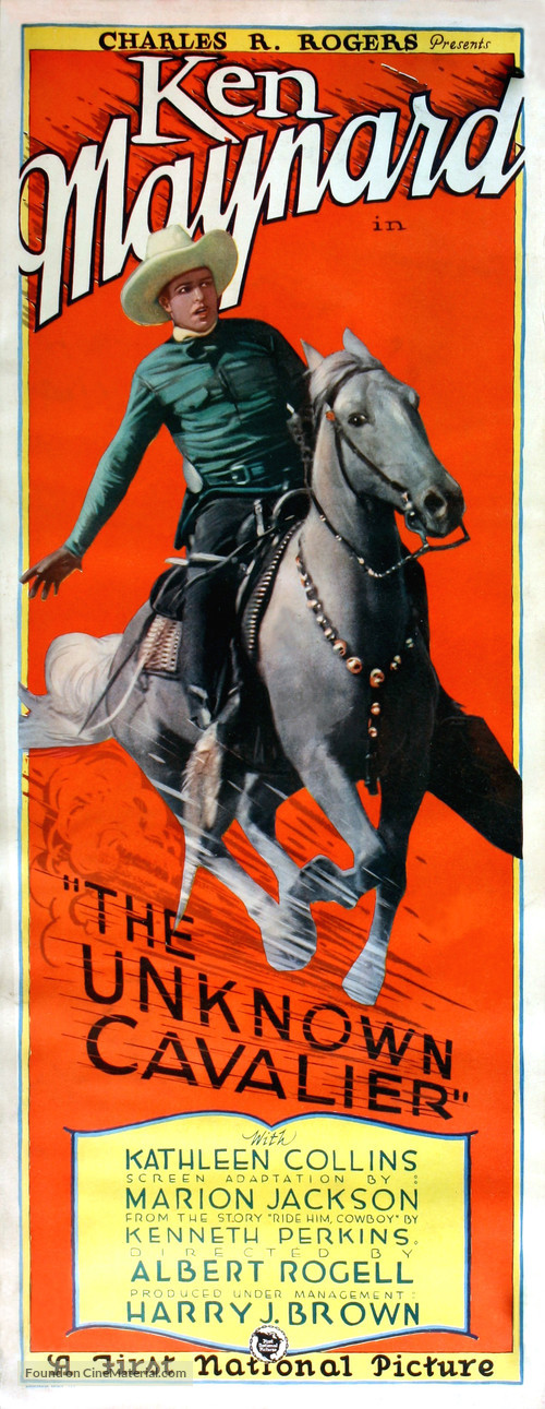 The Unknown Cavalier - Movie Poster