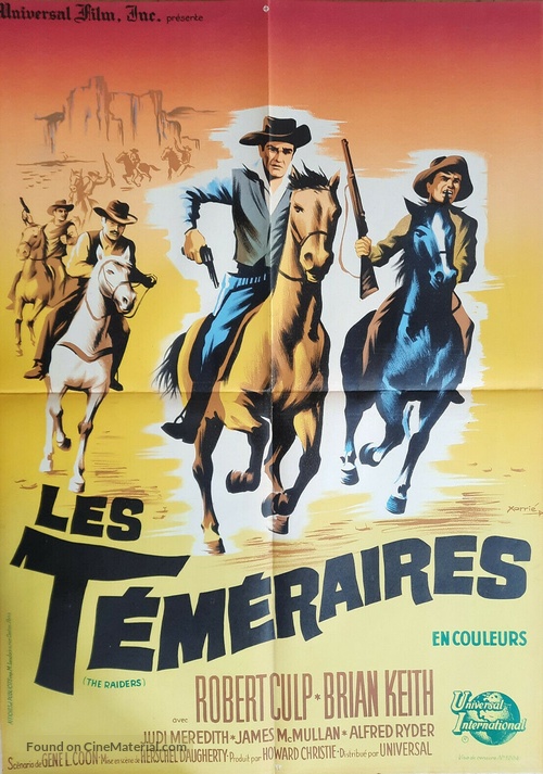 The Raiders - French Movie Poster