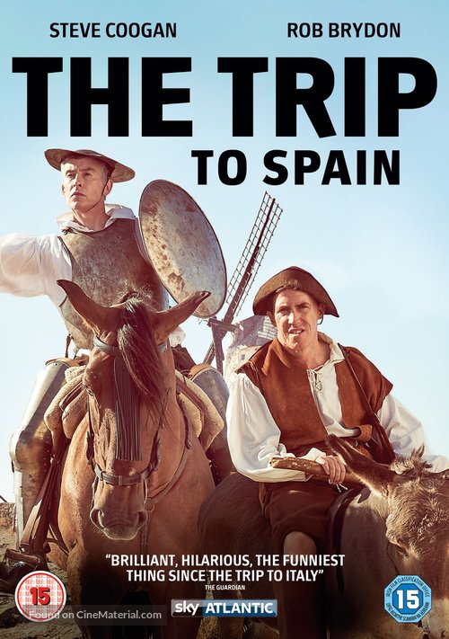 The Trip to Spain - British DVD movie cover