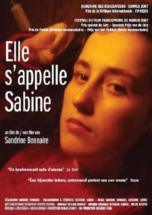 Elle s&#039;appelle Sabine - Belgian Movie Poster