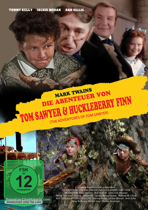 The Adventures of Tom Sawyer - German Movie Cover