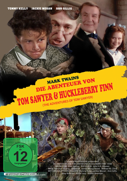 The Adventures of Tom Sawyer - German Movie Cover