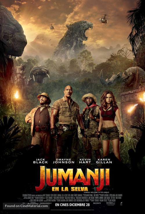 Jumanji: Welcome to the Jungle - Colombian Movie Poster
