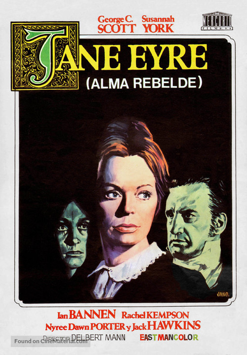 Jane Eyre - Spanish Movie Poster