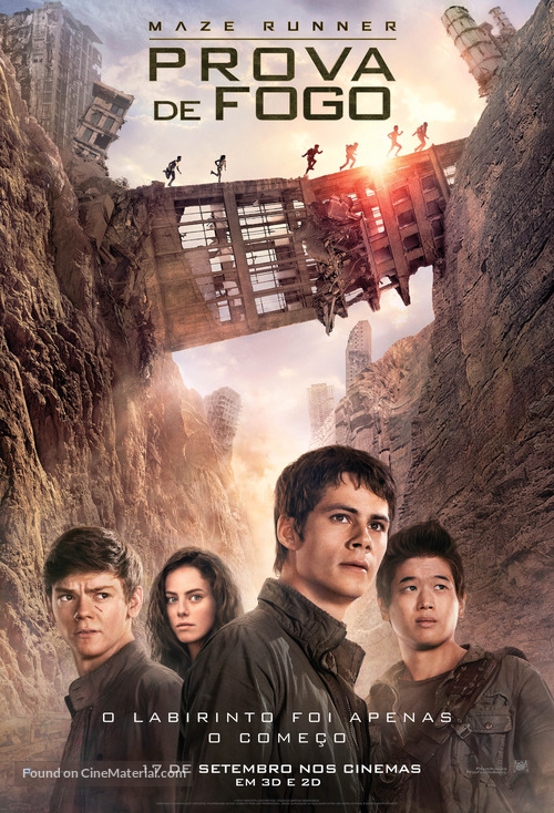 Maze Runner: The Scorch Trials - Brazilian Movie Poster