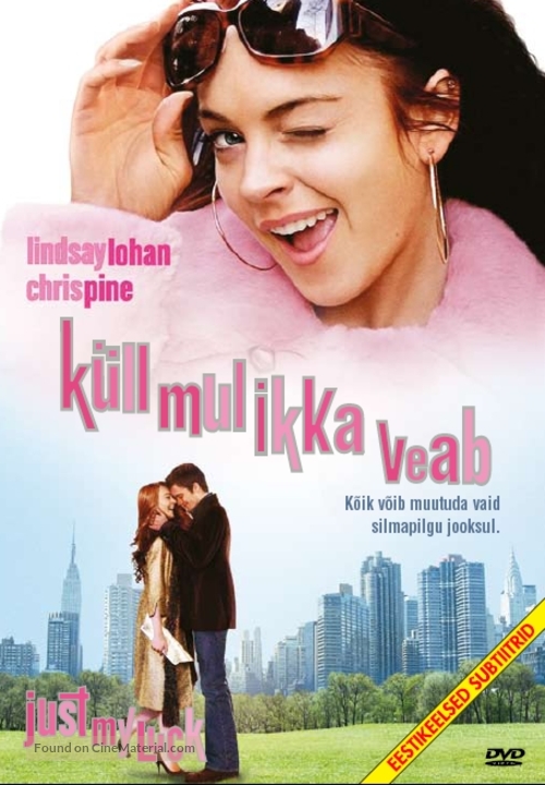 Just My Luck - Estonian DVD movie cover