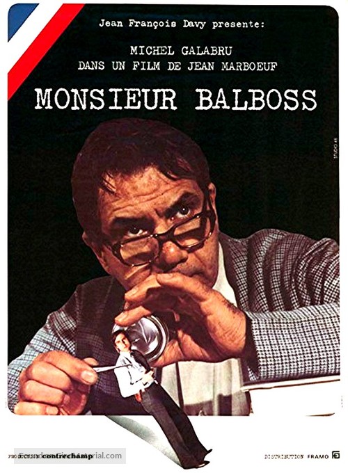 Monsieur Balboss - French Movie Poster