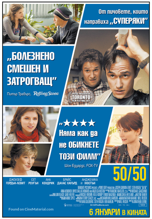 50/50 - Bulgarian Movie Poster