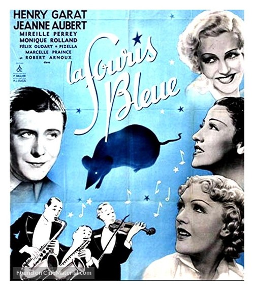 La souris bleue - French Movie Poster