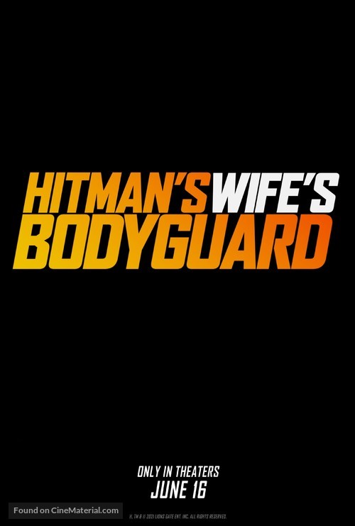 The Hitman&#039;s Wife&#039;s Bodyguard - Movie Poster