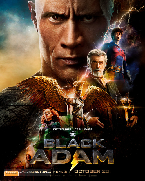 Black Adam - Australian Movie Poster