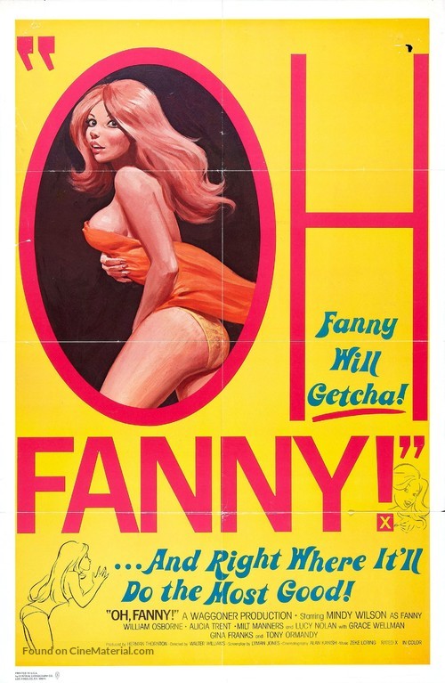 The Memoirs of Fanny Hill - Movie Poster