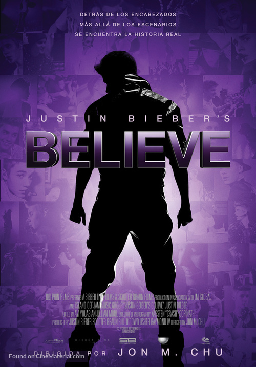 Justin Bieber&#039;s Believe - Colombian Movie Poster