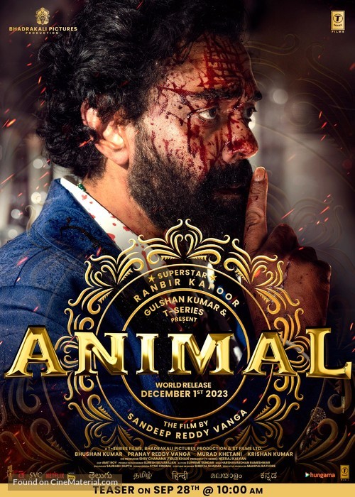 Animal - Indian Movie Poster