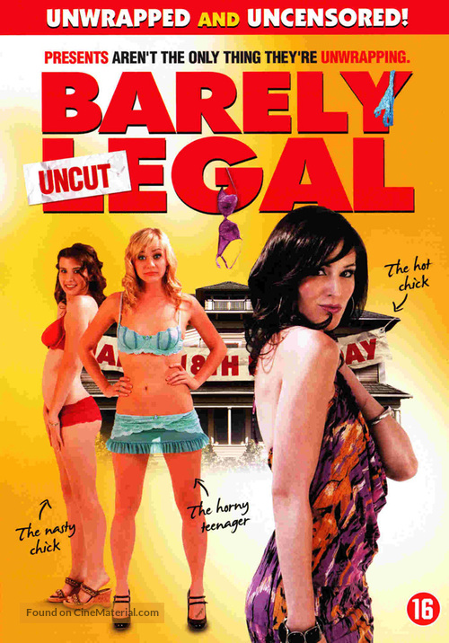 Barely Legal - Dutch DVD movie cover