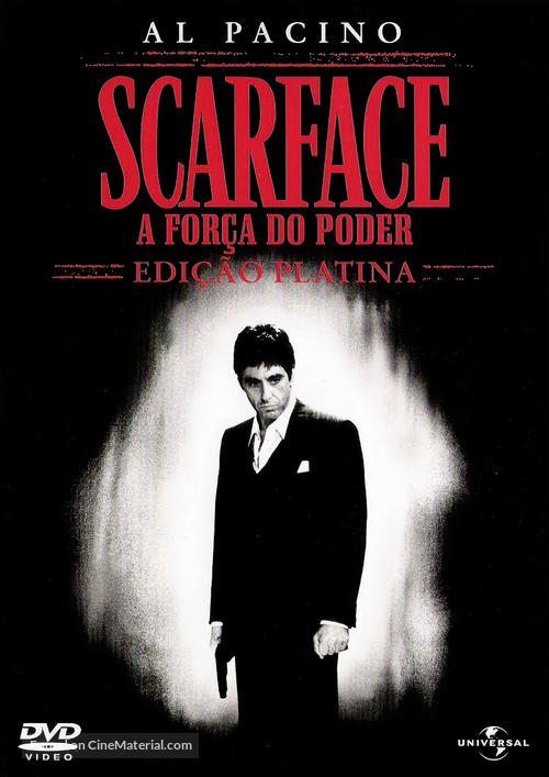 Scarface - Portuguese DVD movie cover